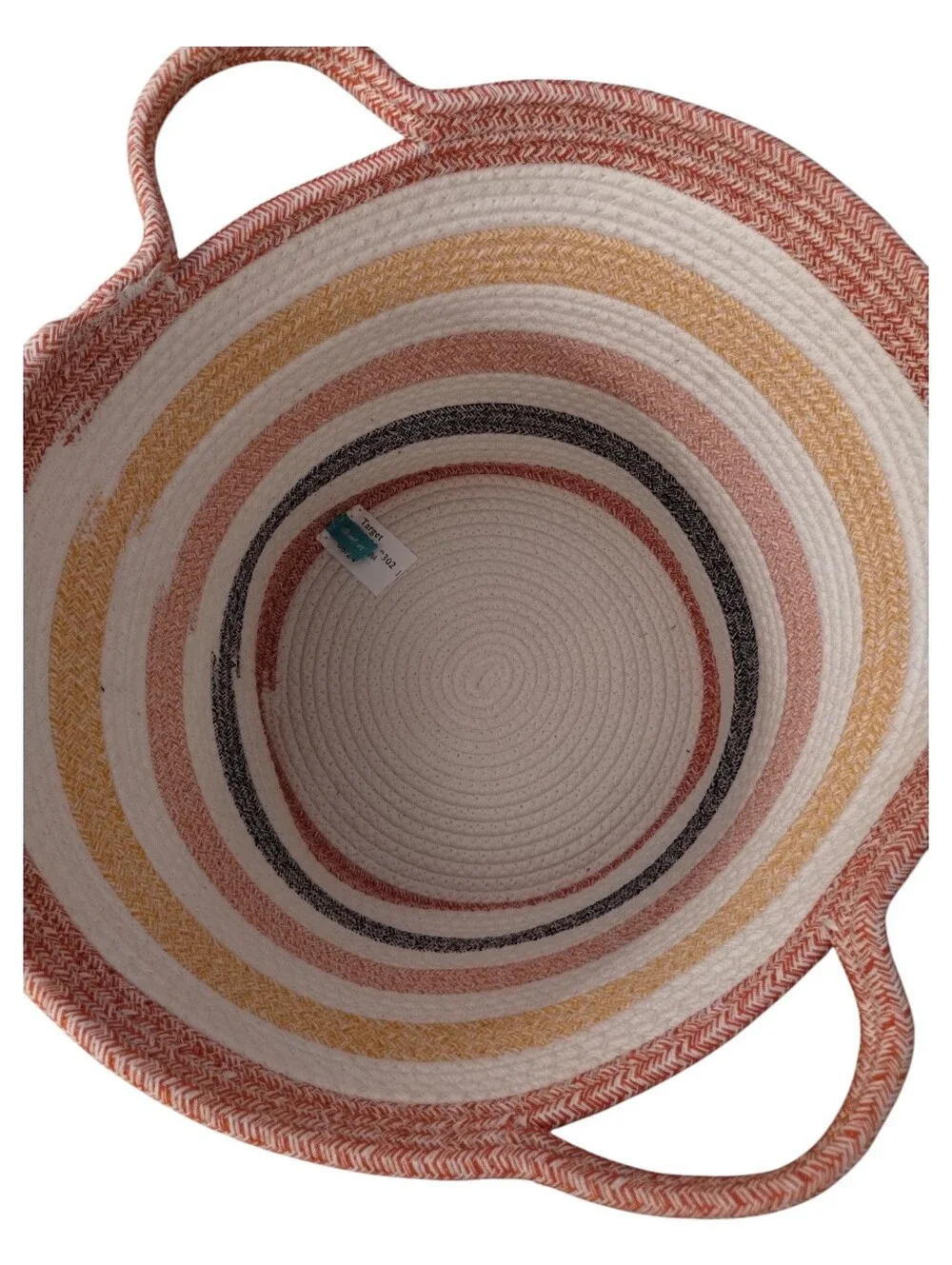 Coiled Rope Storage Bin Pillowfort Medium Striped 13
